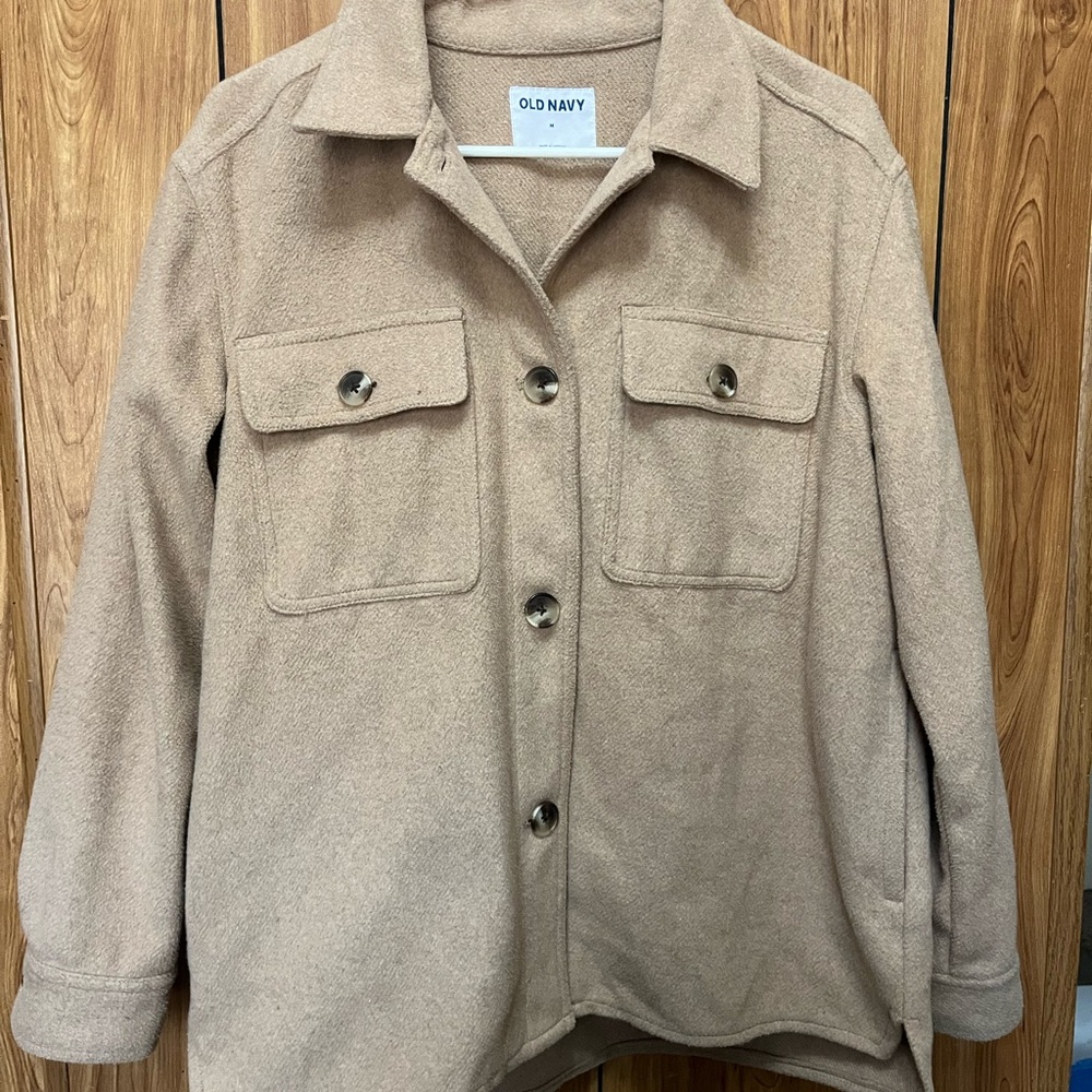 Old Navy Women's Utility Jacket in Beige